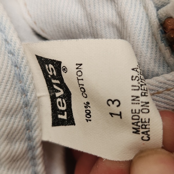 Levi's 501 whitewash jeans Vtg - Picture 9 of 13